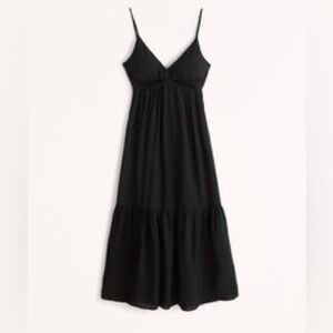 Maxi Black Abercrombie Dress with Cutouts